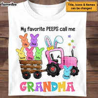 Personalized Gift For Grandma Easter My Favorite Peeps Shirt - Hoodie - Sweatshirt 31704 thumb 1