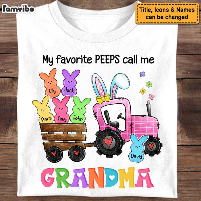 Personalized Gift For Grandma Easter My Favorite Peeps Shirt - Hoodie - Sweatshirt 31704 1