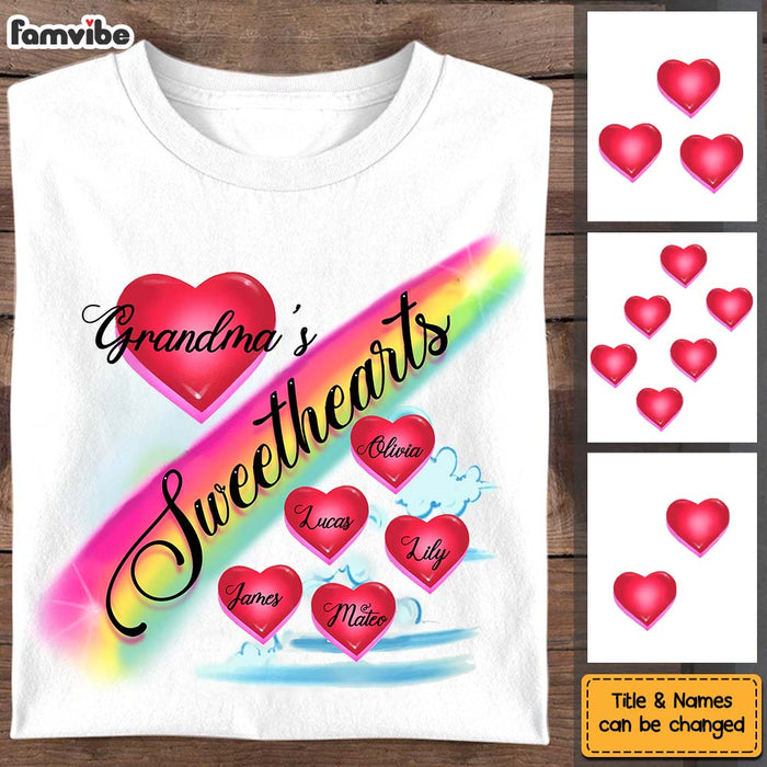 Personalized Gift For Grandma's Sweethearts Shirt - Hoodie - Sweatshirt 31709 1