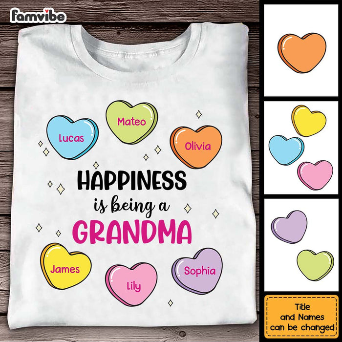 Personalized Gift Happiness Is Being Grandma Shirt - Hoodie - Sweatshirt 31713 1