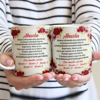 Personalized Spanish Mamá Abuela Gift For Mom Grandma Mug AP135 65O34 thumb 1
