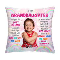 Personalized Gift For Granddaughter Photo Custom Pillow 31723 thumb 1