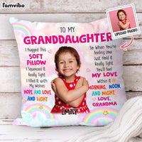 Personalized Gift For Granddaughter Photo Custom Pillow 31723 thumb 1
