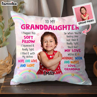 Personalized Gift For Granddaughter Photo Custom Pillow 31723 thumb 1