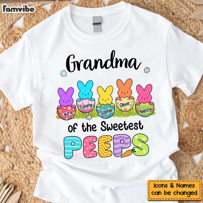 Personalized Gift For Grandma Easter Sweetest Peeps Shirt - Hoodie - Sweatshirt 31727 1