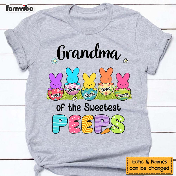 Personalized Gift For Grandma Easter Sweetest Peeps Shirt - Hoodie - Sweatshirt 31727 1
