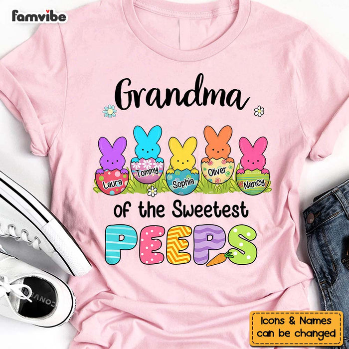 Personalized Gift For Grandma Easter Sweetest Peeps Shirt - Hoodie - Sweatshirt 31727 1