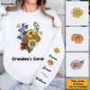 Personalized Gift For Grandma's Garden Unisex Sleeve Printed Standard Sweatshirt 31732 1