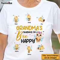 Personalized Gift For Grandma Reasons To Be Happy Shirt - Hoodie - Sweatshirt 31734 thumb 1