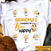 Personalized Gift For Grandma Reasons To Be Happy Shirt - Hoodie - Sweatshirt 31734 thumb 1