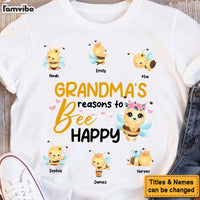 Personalized Gift For Grandma Reasons To Be Happy Shirt - Hoodie - Sweatshirt 31734 thumb 1