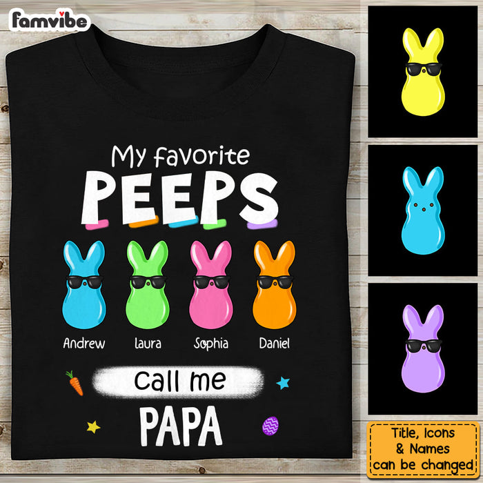 Personalized Gift For Grandpa Favorite Peeps Call Me Shirt - Hoodie - Sweatshirt 31736 1