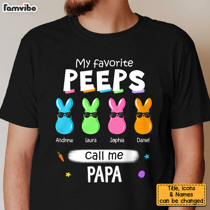 Personalized Gift For Grandpa Favorite Peeps Call Me Shirt - Hoodie - Sweatshirt 31736 1