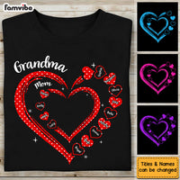 Personalized Gift For Grandma Heart Polka Dot Shirt - Hoodie - Sweatshirt 31739 thumb 1