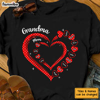 Personalized Gift For Grandma Heart Polka Dot Shirt - Hoodie - Sweatshirt 31739 thumb 1
