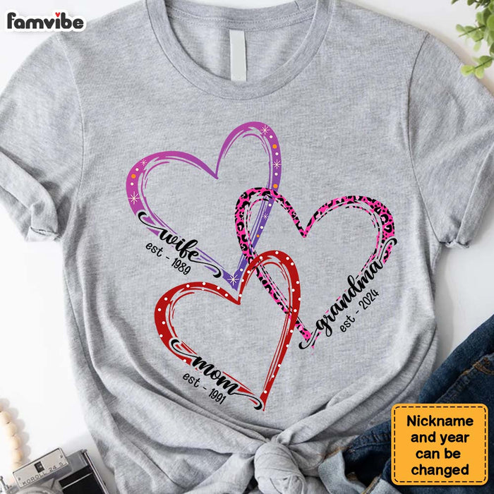 Personalized Custom Mom Est Grandma Est Shirt - Hoodie - Sweatshirt 31740 1