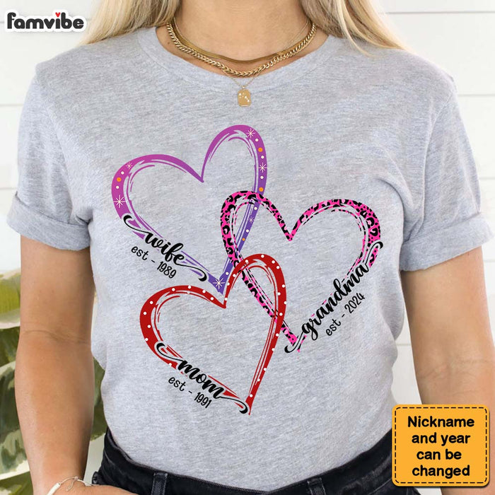 Personalized Custom Mom Est Grandma Est Shirt - Hoodie - Sweatshirt 31740 1