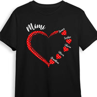 Personalized Gift For Grandma Polka Dot Heart Shirt - Hoodie - Sweatshirt 31741 thumb 1