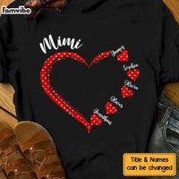 Personalized Gift For Grandma Polka Dot Heart Shirt - Hoodie - Sweatshirt 31741 thumb 1