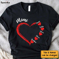 Personalized Gift For Grandma Polka Dot Heart Shirt - Hoodie - Sweatshirt 31741 thumb 1