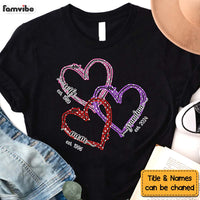 Personalized Gift For Grandma Heart Polka Dot Shirt - Hoodie - Sweatshirt 31742 thumb 1