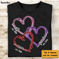 Personalized Gift For Grandma Heart Polka Dot Shirt - Hoodie - Sweatshirt 31742 thumb 1