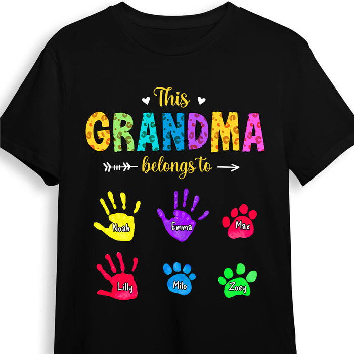 Personalized Leopard Pattern This Grandma Belongs Shirt - Hoodie - Sweatshirt 31744 1
