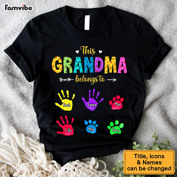 Personalized Leopard Pattern This Grandma Belongs Shirt - Hoodie - Sweatshirt 31744 1