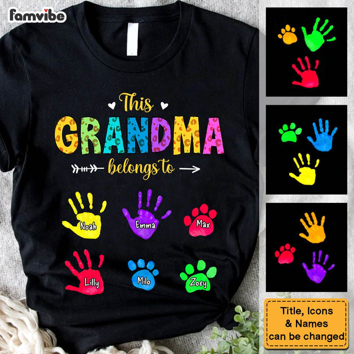 Personalized Leopard Pattern This Grandma Belongs Shirt - Hoodie - Sweatshirt 31744 1