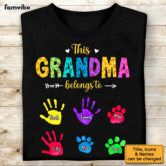 Personalized Leopard Pattern This Grandma Belongs Shirt - Hoodie - Sweatshirt 31744 1