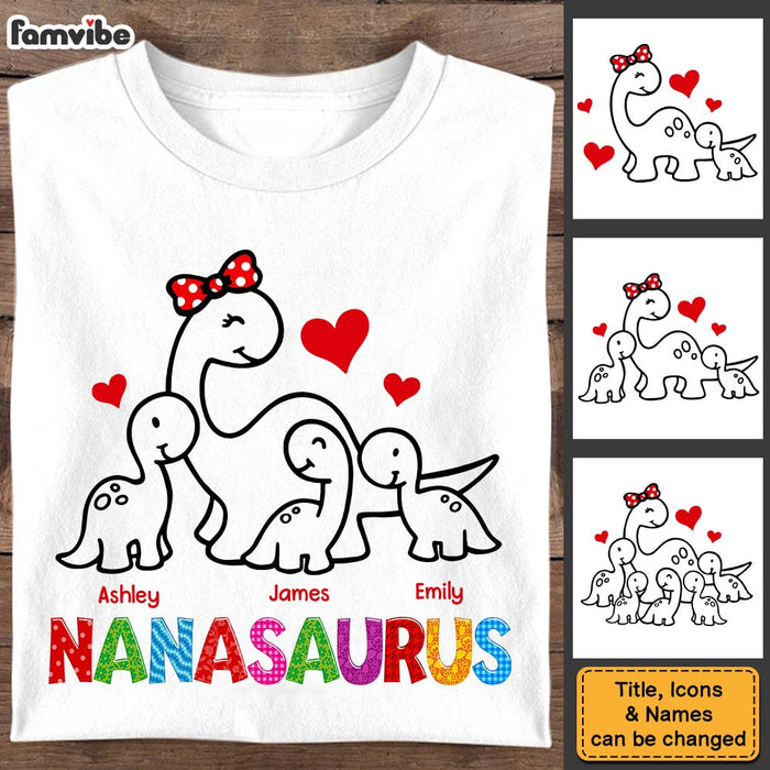 Personalized Custom Nanasaurus Shirt - Hoodie - Sweatshirt 31745 1