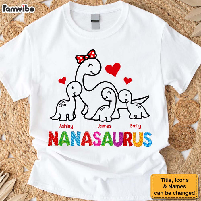 Personalized Custom Nanasaurus Shirt - Hoodie - Sweatshirt 31745 1