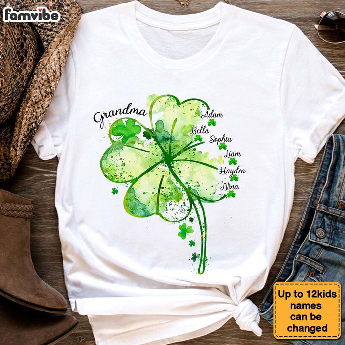 Personalized Gift For Lucky Grandma St Patricks Day Shirt - Hoodie - Sweatshirt 31753 1