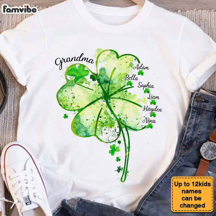 Personalized Gift For Lucky Grandma St Patricks Day Shirt - Hoodie - Sweatshirt 31753 1