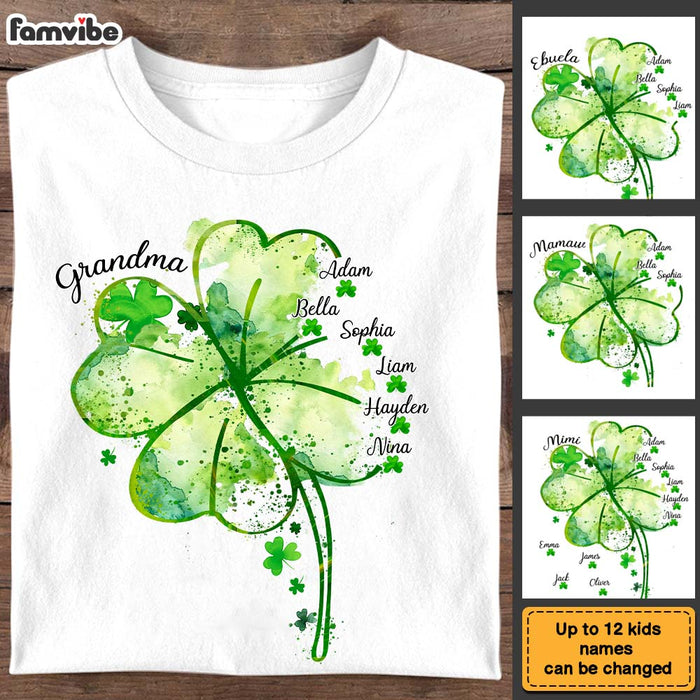 Personalized Gift For Lucky Grandma St Patricks Day Shirt - Hoodie - Sweatshirt 31753 1