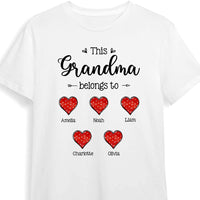 Personalized Gift This Grandma Belongs To Polka Dots Heart Shirt - Hoodie - Sweatshirt 31754 thumb 1