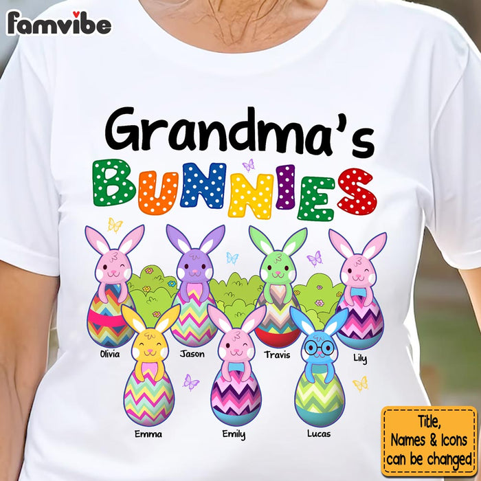 Personalized Easter Gift For Nana Grandma's Bunnies Shirt - Hoodie - Sweatshirt 31761 1