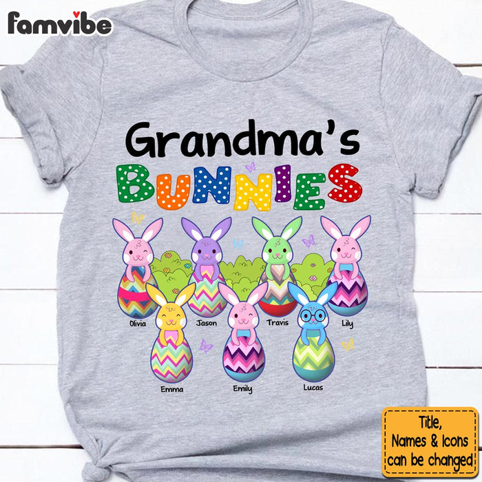 Personalized Easter Gift For Nana Grandma's Bunnies Shirt - Hoodie - Sweatshirt 31761 1