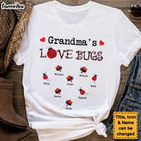 Personalized Meaningful Gift for Grandmother Grandma's Love Bugs Shirt - Hoodie - Sweatshirt 31765 thumb 1