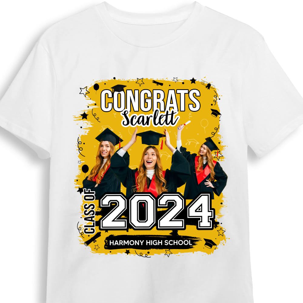 Personalized Graduation Gift Custom Photo Congrats Class Of Shirt Hoodie Sweatshirt 31768 Primary Mockup