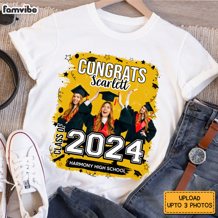 Personalized Graduation Gift Custom Photo Congrats Class Of Shirt - Hoodie - Sweatshirt 31768 1