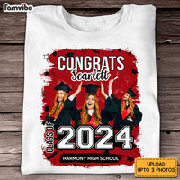 Personalized Graduation Gift Custom Photo Congrats Class Of Shirt - Hoodie - Sweatshirt 31768 thumb 1