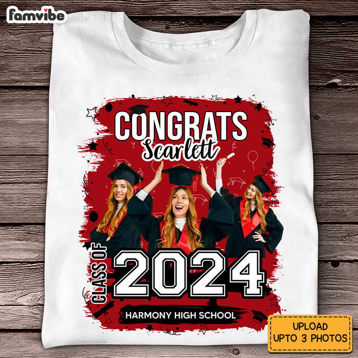 Personalized Graduation Gift Custom Photo Congrats Class Of Shirt - Hoodie - Sweatshirt 31768 1