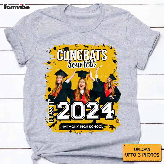 Personalized Graduation Gift Custom Photo Congrats Class Of Shirt - Hoodie - Sweatshirt 31768 1