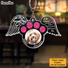 Personalized Dog Memorial Photo The Moment Your Heart Stopped Acrylic Keychain 31769 1