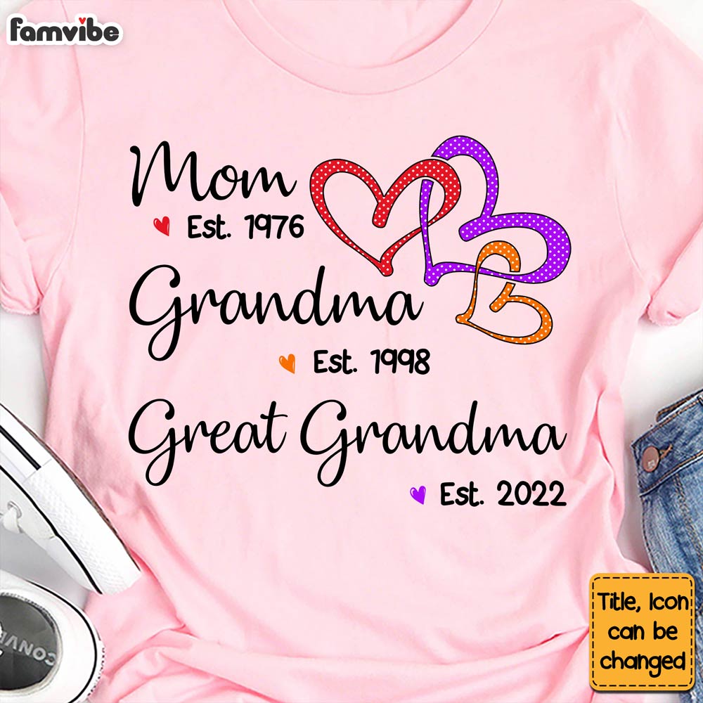 Personalized Gift For Mom Grandma Great Grandma Shirt Hoodie Sweatshirt 31774 Primary Mockup