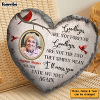 Personalized Gift Cardinal Memorial Loss Of Love One Shaped Pillow 31775 thumb 1
