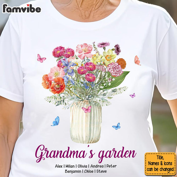 Personalized Gift For Grandma's Garden Shirt - Hoodie - Sweatshirt 31780 1