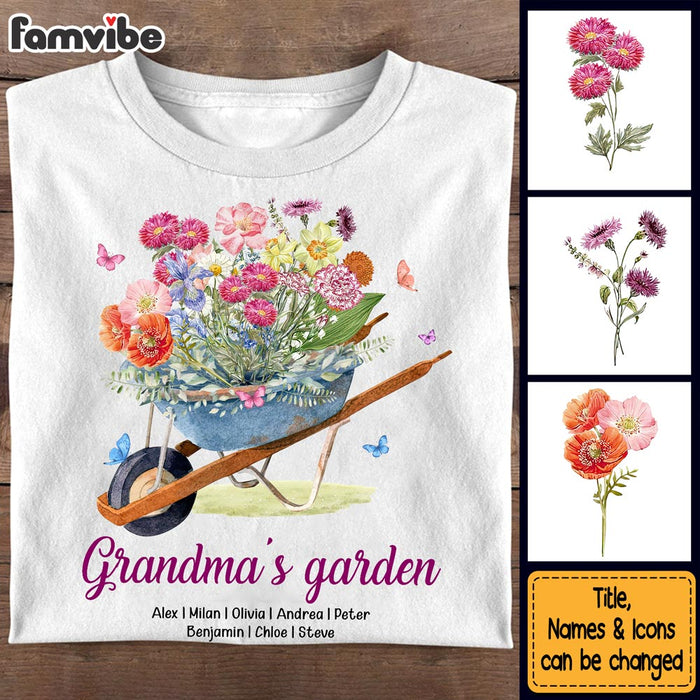Personalized Gift For Grandma's Garden Shirt - Hoodie - Sweatshirt 31780 1