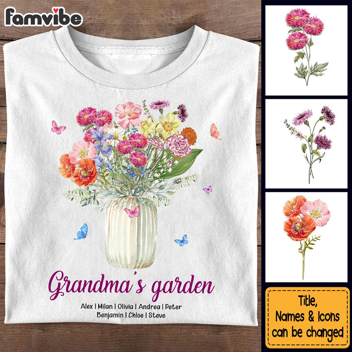 Personalized Gift For Grandma's Garden Shirt - Hoodie - Sweatshirt 31780 1